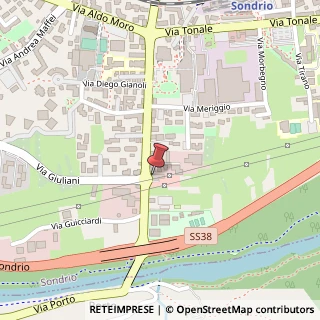 Mappa Via Ezio Vanoni, 97, 23100 Sondrio, Sondrio (Lombardia)