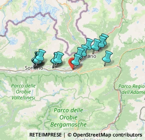 Mappa Via Consorzio Valgella, 23036 Teglio SO, Italia (11.03588)