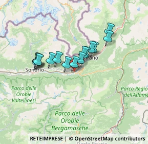 Mappa Via Consorzio Valgella, 23036 Teglio SO, Italia (10.296)