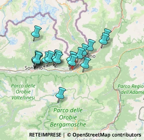 Mappa Via Consorzio Valgella, 23036 Teglio SO, Italia (10.958)