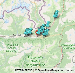 Mappa Via Consorzio Valgella, 23036 Teglio SO, Italia (8.12615)