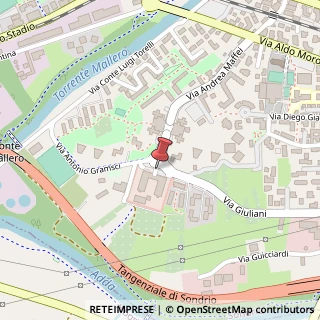 Mappa Via Giuliani, 6, 23100 Sondrio, Sondrio (Lombardia)