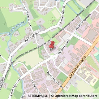 Mappa Via del Candel, 55, 32100 Belluno, Belluno (Veneto)