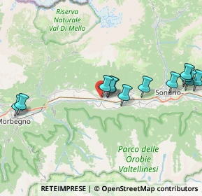 Mappa Via Pradelli, 23010 Berbenno di Valtellina SO, Italia (8.36583)