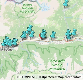 Mappa Via Pradelli, 23010 Berbenno di Valtellina SO, Italia (8.2705)