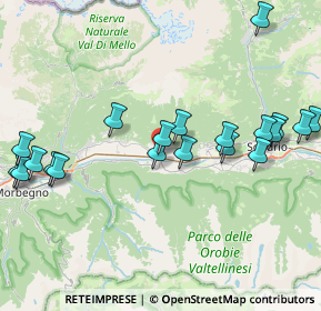 Mappa Via Pradelli, 23010 Berbenno di Valtellina SO, Italia (9.0105)