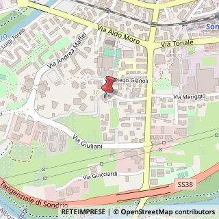 Mappa Via Don Luigi Guanella, 13/E, 23100 Sondrio, Sondrio (Lombardia)