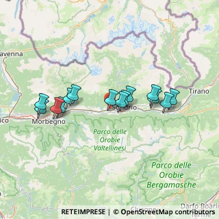 Mappa Via del Piano, 23100 Castione Andevenno SO, Italia (12.60786)