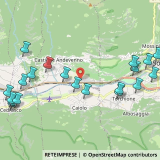 Mappa Via del Piano, 23100 Castione Andevenno SO, Italia (2.8945)