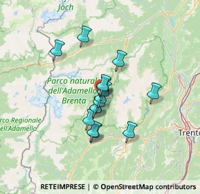 Mappa Via Nepomuceno Bolognini, 38086 Pinzolo TN, Italia (9.34)