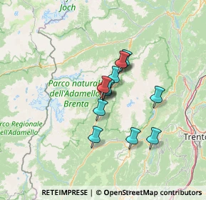 Mappa Via Nepomuceno Bolognini, 38086 Pinzolo TN, Italia (8.9425)