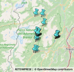 Mappa Via Nepomuceno Bolognini, 38086 Pinzolo TN, Italia (8.9025)