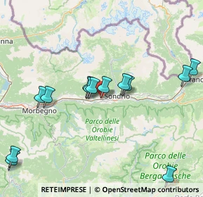 Mappa Via del Piano, 23012 Castione Andevenno SO, Italia (16.78154)