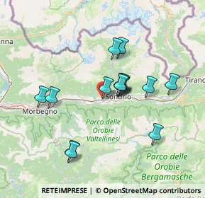 Mappa Via del Piano, 23012 Castione Andevenno SO, Italia (12.02733)
