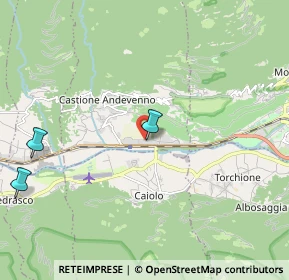 Mappa Via del Piano, 23012 Castione Andevenno SO, Italia (3.99583)