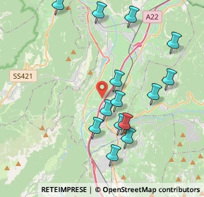 Mappa Nave San Rocco, 38010 Terre d'Adige TN, Italia (3.98857)