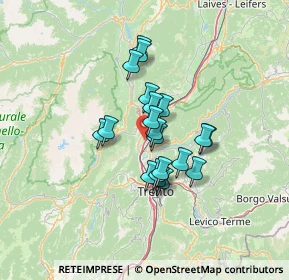 Mappa Nave San Rocco, 38010 Terre d'Adige TN, Italia (9.3845)