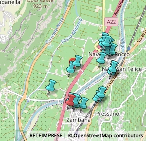 Mappa Nave San Rocco, 38010 Terre d'Adige TN, Italia (0.90833)