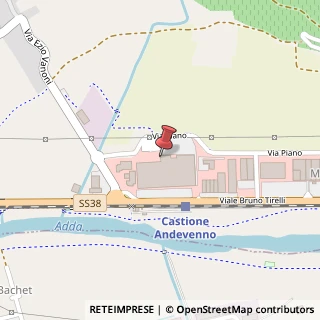 Mappa Via Nazionale Ovest, 29, 23012 Castione Andevenno, Sondrio (Lombardia)