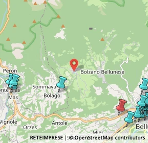 Mappa Via Antonio da Tisoi, 32100 Belluno BL, Italia (3.77)