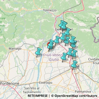 Mappa Via Giuseppe Mazzini, 33038 San Daniele del Friuli UD, Italia (11.94438)