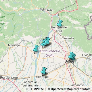 Mappa Via Giuseppe Mazzini, 33038 San Daniele del Friuli UD, Italia (13.68)