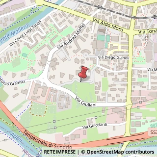 Mappa Via guanella don 46, 23100 Sondrio, Sondrio (Lombardia)