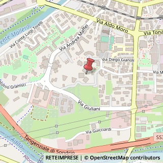 Mappa Via Don Luigi Guanella, 36, 23100 Sondrio, Sondrio (Lombardia)