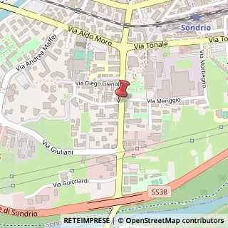 Mappa Via Don Luigi Guanella, 1, 23100 Forcola, Sondrio (Lombardia)