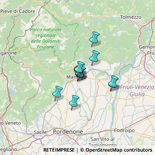 Mappa Via Claut, 33085 Maniago PN, Italia (8.11)