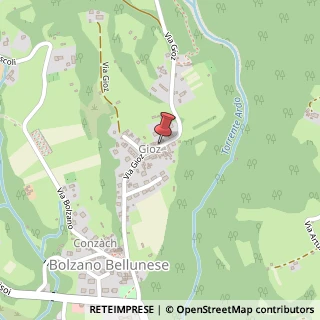 Mappa Via Gioz, 79, 32100 Belluno, Belluno (Veneto)