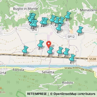 Mappa Via Europa, 23010 Buglio in Monte SO, Italia (1.0365)