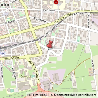 Mappa Via Donatori di Sangue, 15, 23100 Sondrio, Sondrio (Lombardia)