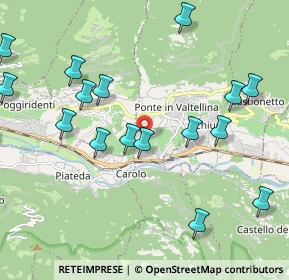 Mappa Via Fiorenza, 23026 Piateda SO, Italia (2.692)