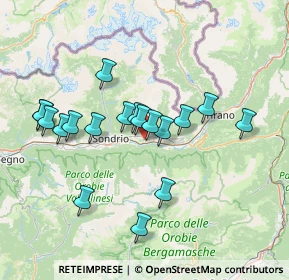 Mappa Via Fiorenza, 23026 Piateda SO, Italia (13.38167)