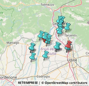 Mappa Via Monte Grappa, 33030 Ragogna UD, Italia (11.277)