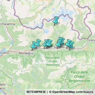 Mappa SP14dirA, 23010 Berbenno di Valtellina SO, Italia (8.53182)