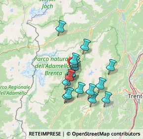 Mappa Via San Rocco, 38080 Carisolo TN, Italia (10.60235)