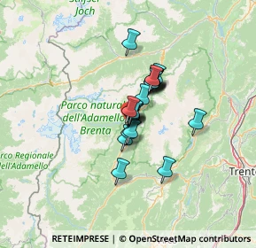 Mappa Via San Rocco, 38080 Carisolo TN, Italia (7.5135)