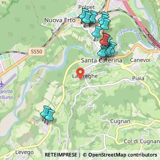 Mappa Località Lastreghe, 32014 Ponte nelle Alpi BL, Italia (1.231)