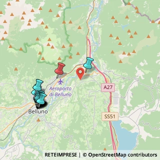 Mappa Località Lastreghe, 32014 Ponte nelle Alpi BL, Italia (4.998)