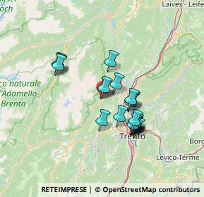 Mappa Via Paganella, 38010 Andalo TN, Italia (10.9665)