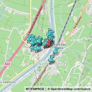 Mappa Via SS. Fabiano e Sebastiano, 38010 Nave San Rocco TN, Italia (0.2)