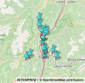 Mappa Via SS. Fabiano e Sebastiano, 38010 Nave San Rocco TN, Italia (9.56857)