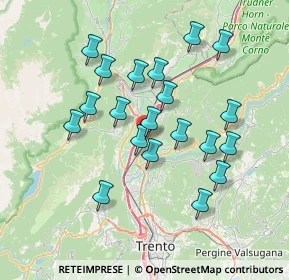 Mappa Via SS. Fabiano e Sebastiano, 38010 Nave San Rocco TN, Italia (6.625)