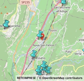 Mappa Via SS. Fabiano e Sebastiano, 38010 Nave San Rocco TN, Italia (3.0325)