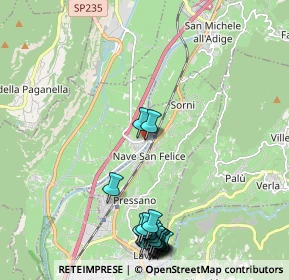 Mappa Via SS. Fabiano e Sebastiano, 38010 Nave San Rocco TN, Italia (2.6775)
