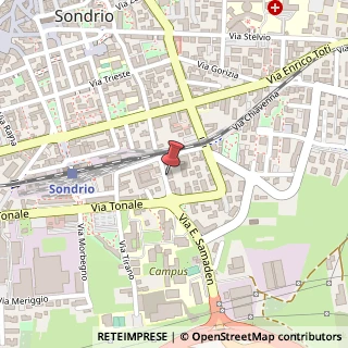 Mappa Via Carducci Giosue', 57, 23100 Sondrio, Sondrio (Lombardia)