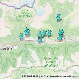 Mappa Via spinedi, 23010 Berbenno di Valtellina SO, Italia (6.28083)