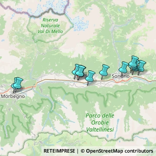 Mappa Via spinedi, 23010 Berbenno di Valtellina SO, Italia (7.95667)